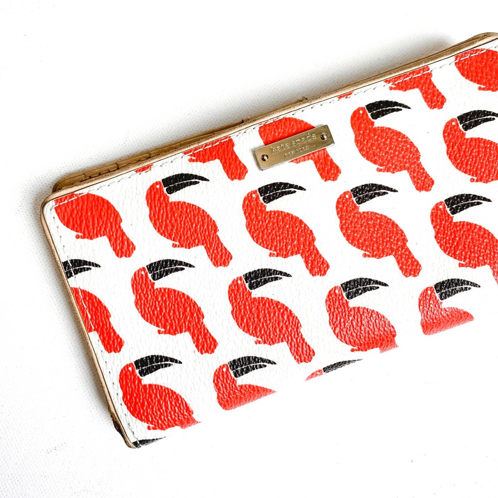 Kate Spade Toucan Leather Wallet